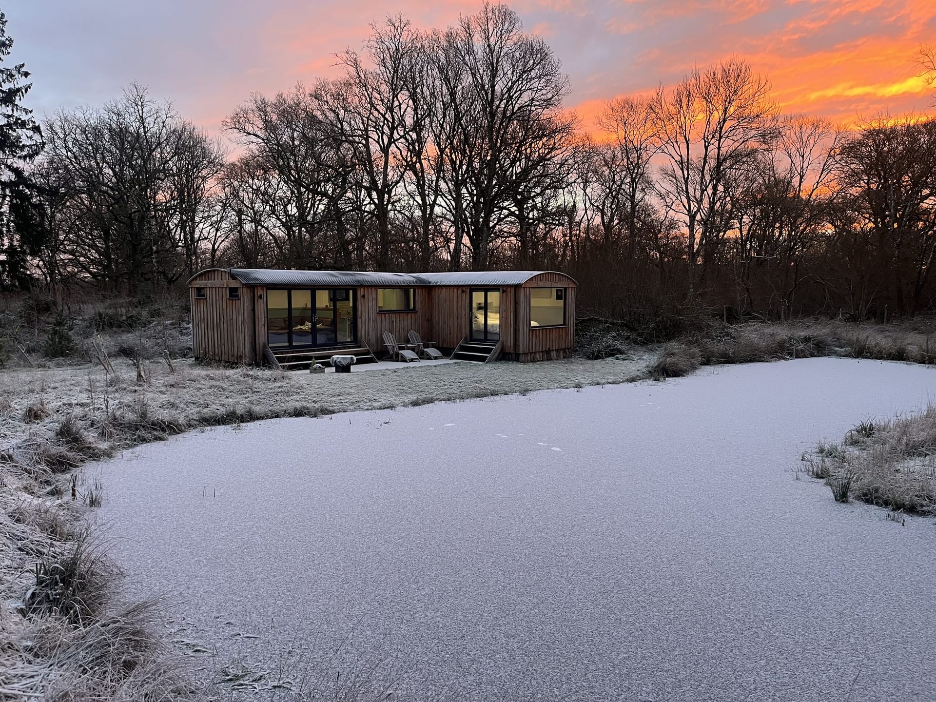 Sunrise across the pond